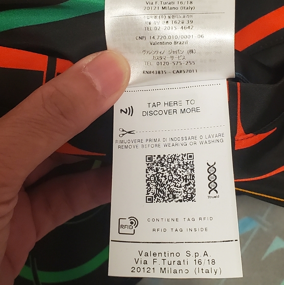 VLTN Oversized Multi Logo Print Shirt Jacket - Picture 8 of 8